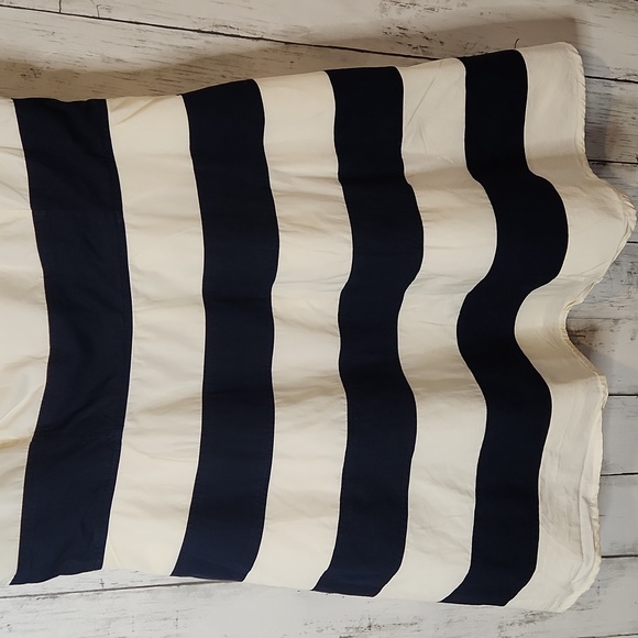 🥳eShakti Cotton Dress with Navy and White Stripes XL - Picture 5 of 10